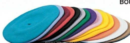 10-1/2" Wool Beret Hat (One Size Fit Most)