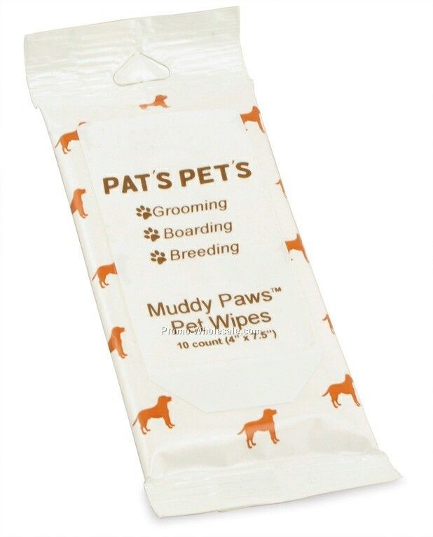 10 Count Muddy Paws Wipes