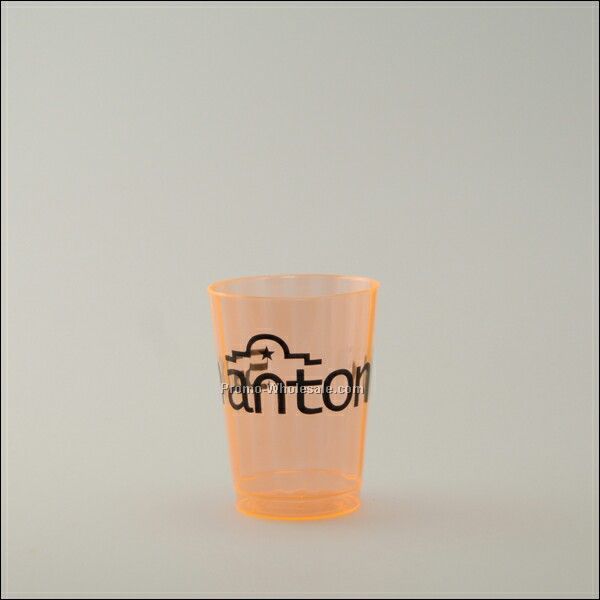 10 Oz. Neon Plastic Cup Orange