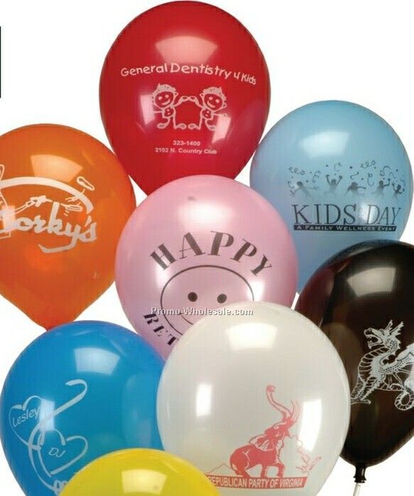 11" Standard Natural Latex Balloons