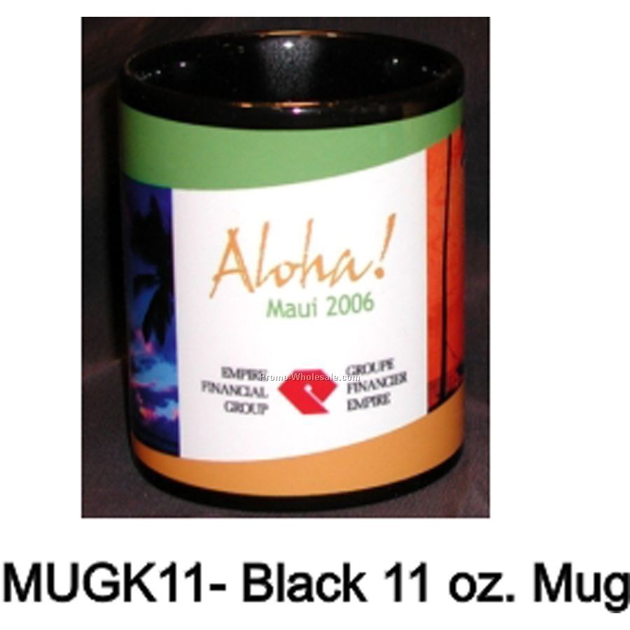 11 Oz. Black Mug