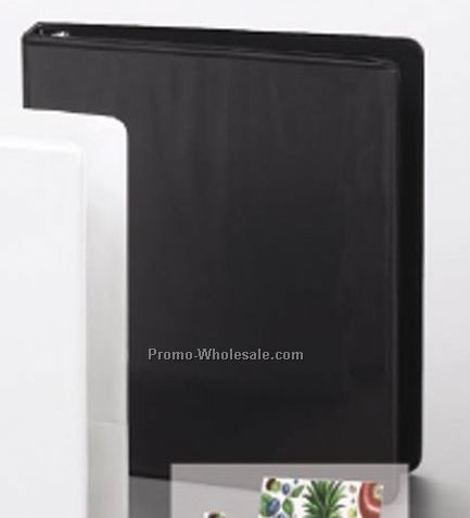 11"x8-1/2" Sheet Standard Vinyl Overlay Ring Binder/1" Front Overlay