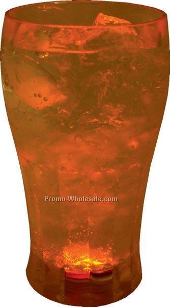 12 Oz. Orange Light Up Cola Glass