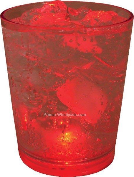 12 Oz. Red Light Up Cup W/ 5 LED Lights