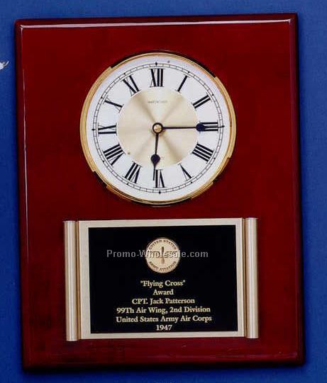 12"x15" Piano Finish Executive Series Clock