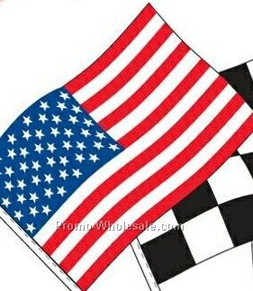 12"x18" Stock Supreme Cloth United States Flag Antenna Pennants