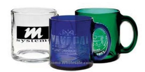 13 Oz. Cobalt Blue Glass Coffee Mug