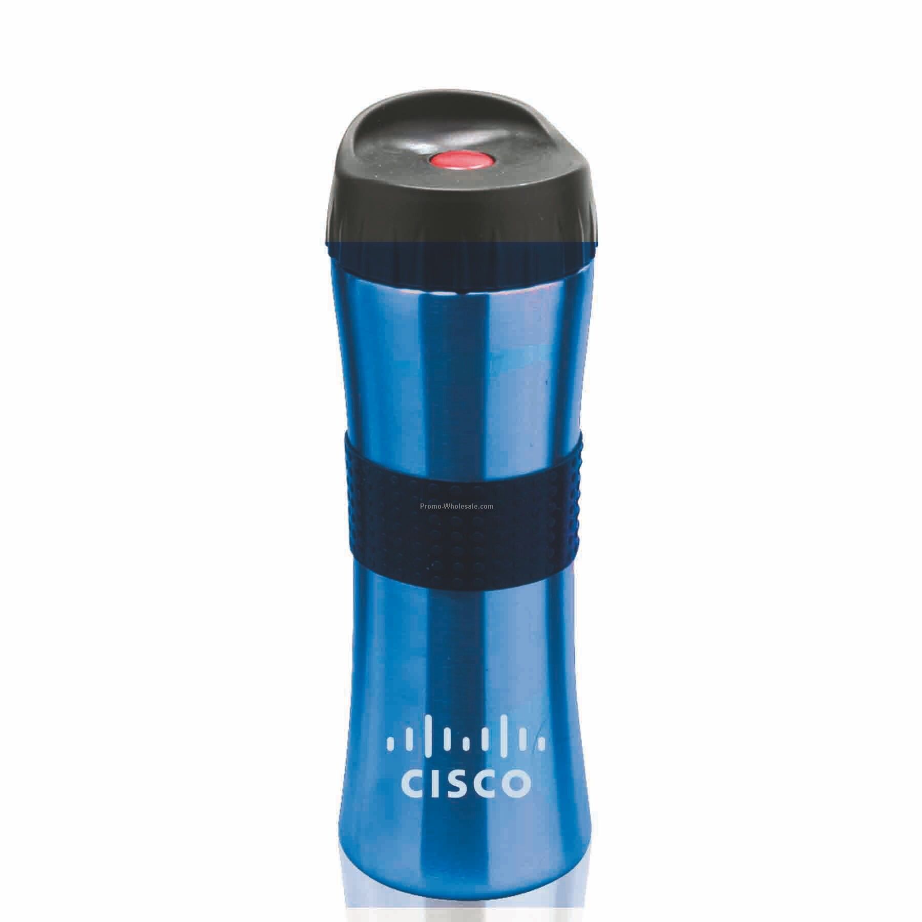 14 Oz. Stainless Steel Bottle Blue (Print)