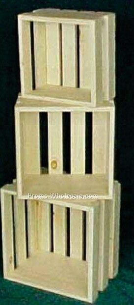 14"x15-1/2"x9-1/4" Store Display Crates (Wooden)