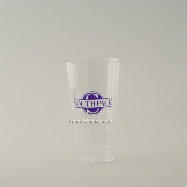 16 Oz. Clear Fluted Plastic Cup