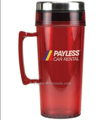 16 Oz. Mug With Stainless Steel Slide 'n Sipp Lid