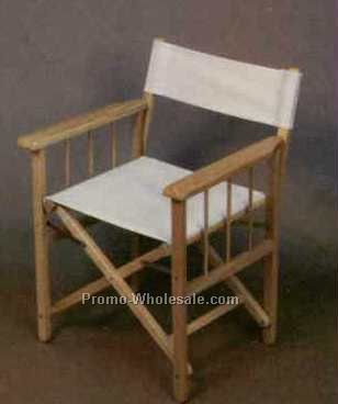 18" High Deluxe Folding Club Chair W/Doweled Arms