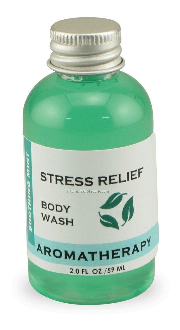 2 Oz. Soothing Mint Stress Relief Aromatherapy Body Wash