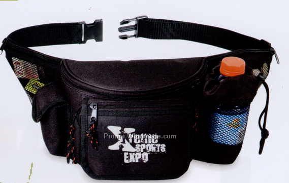 22"x6"x6" 7 Zipper Fanny Pack (Screened)