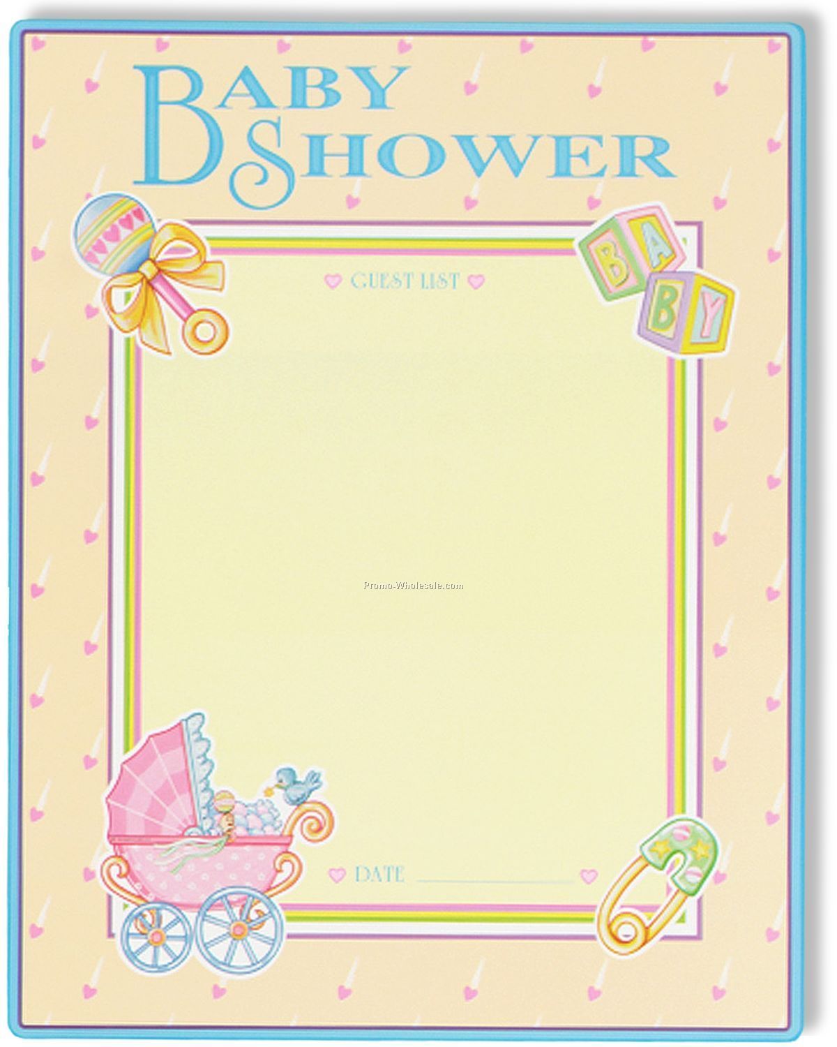 23"x18" Baby Shower Partygraph Poster