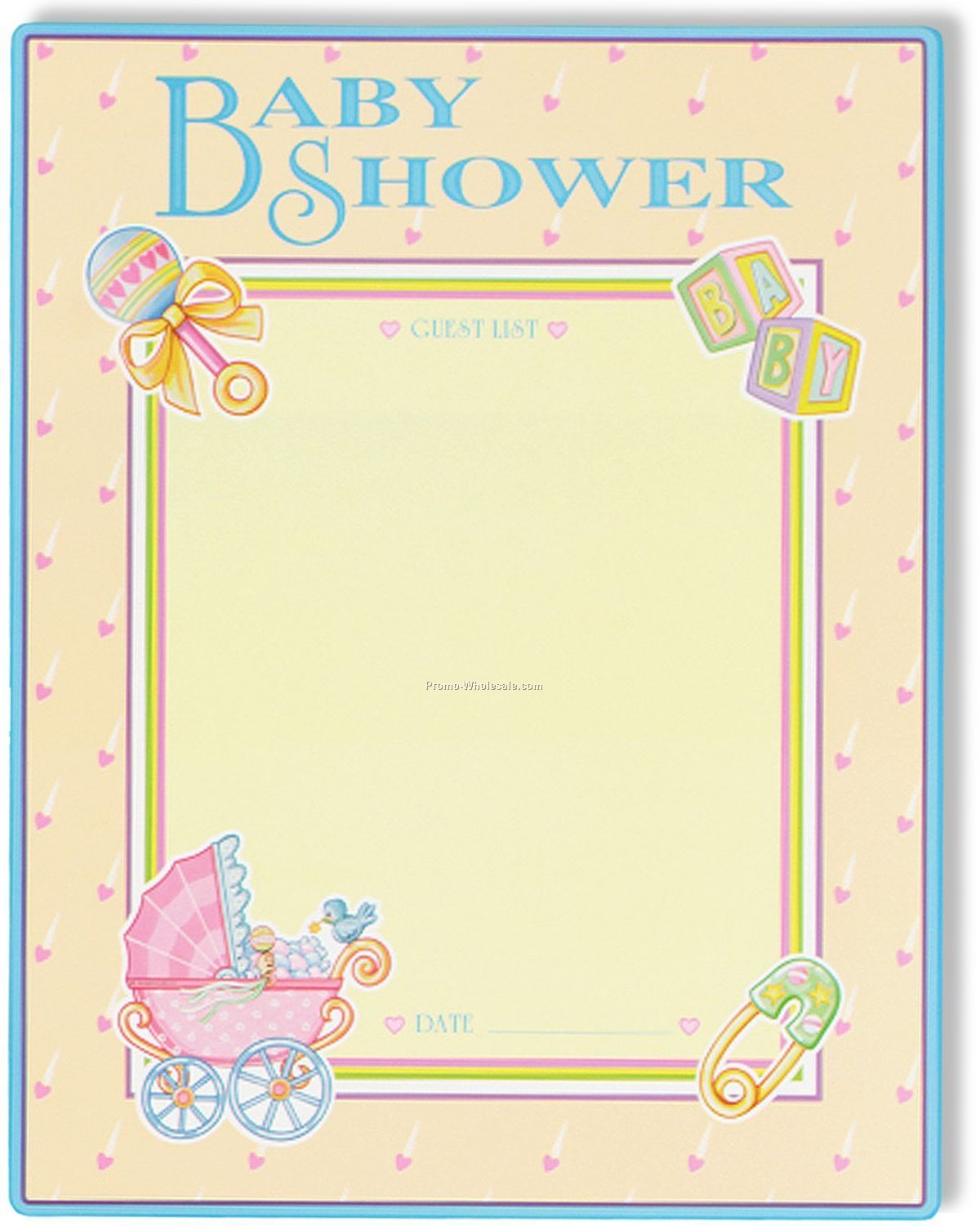 23"x18" Baby Shower Partygraph Poster