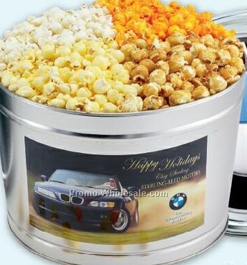 3-1/2 Gallon 4-way Popcorn Tin