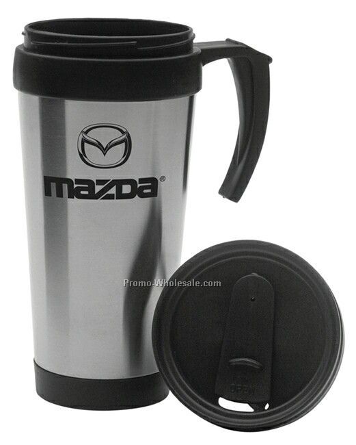 3-1/2"x6-1/4" Stainless Travel Mug