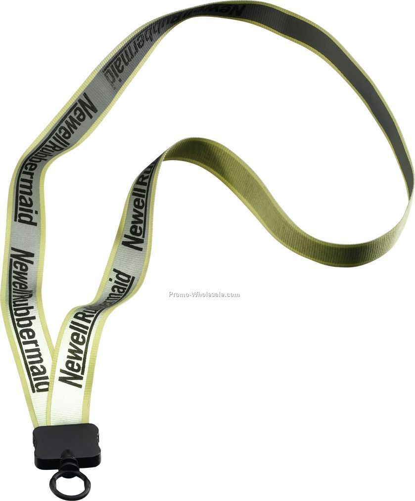 3/4" Reflective Lanyard With O-ring