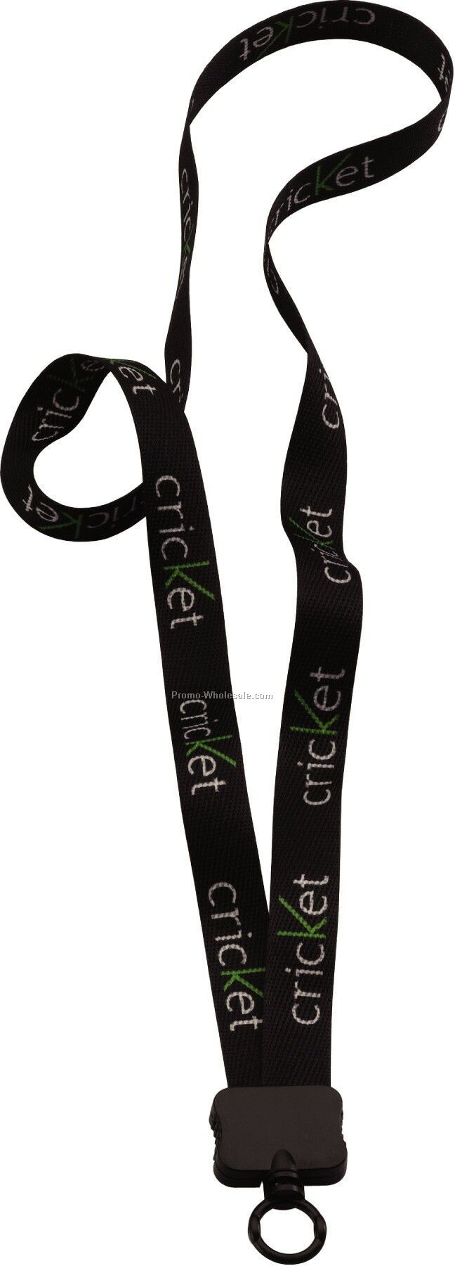 3/4" Waffle Weave Dye Sublimated Lanyard With O-ring