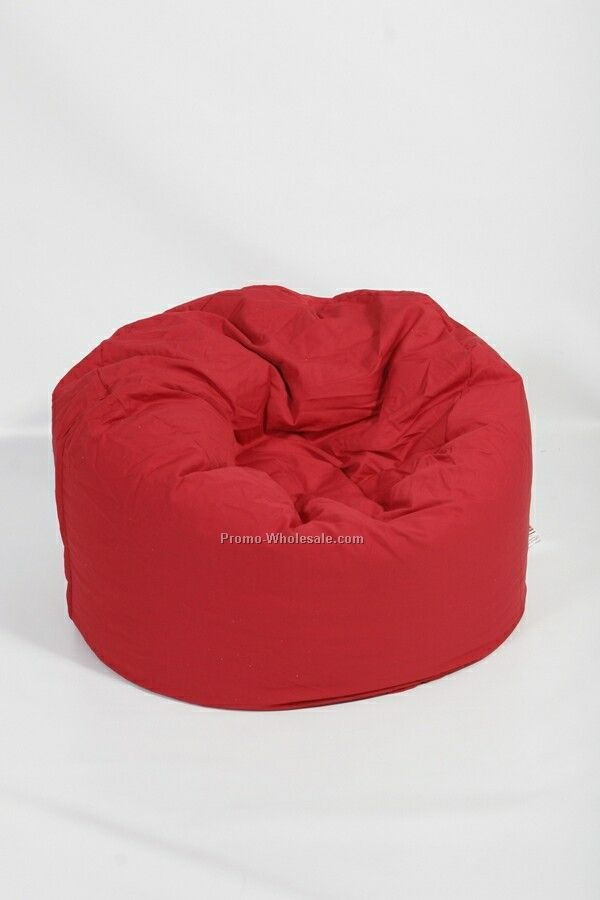32"x32"x20" Twill Jumbo Bean Bag Chair With Liner (Screen Printed)