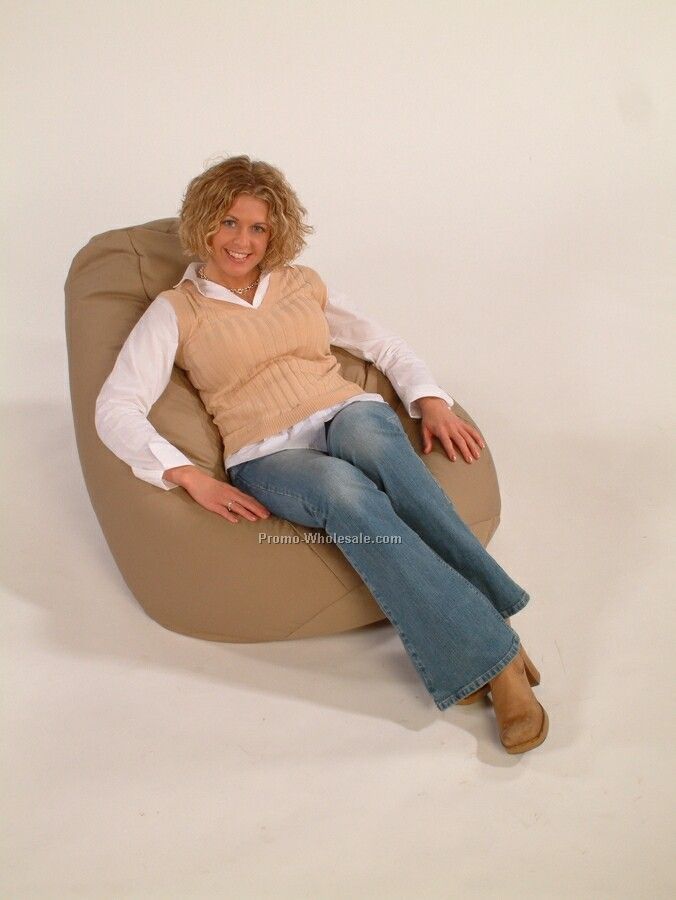 36"x36"x38" Twill Dorm Bean Bag Chair (Screen Printed)