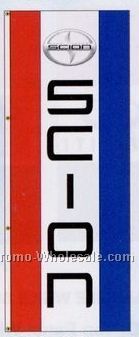 3'x8' Single Face Dealer Interceptor Logo Flags - Scion