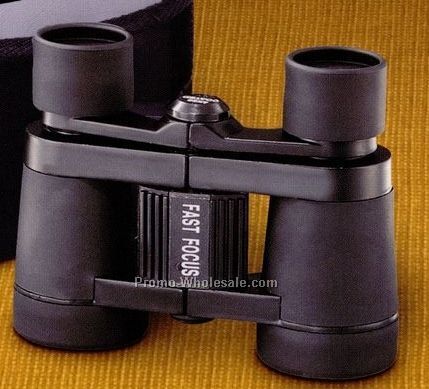 4-1/2"x3-1/2" Economy 4x30 Magnification Binoculars With Pouch