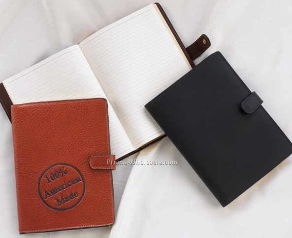 4-1/2"x6-1/2"x3/4" Personal Size Business Leather Journal