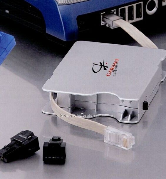 4-1/8"x3"x3/4" Auto Retractable Ethernet Cat. 6 Cable