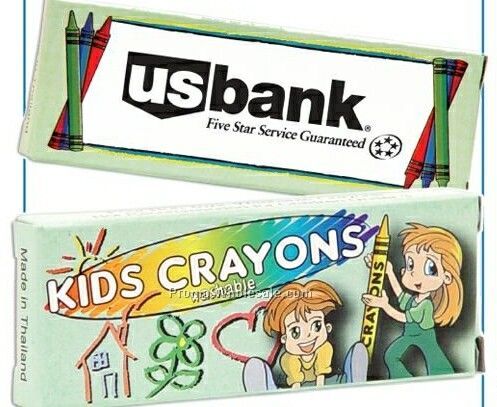4 Pack Washable Crayons (Blank)