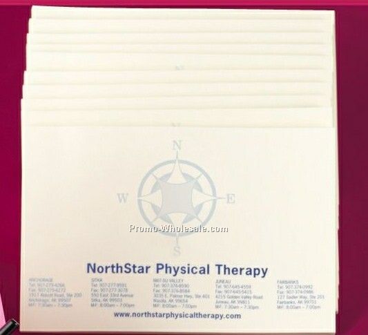 4"x6" Custom 100 Sheet Pad - 2 Color