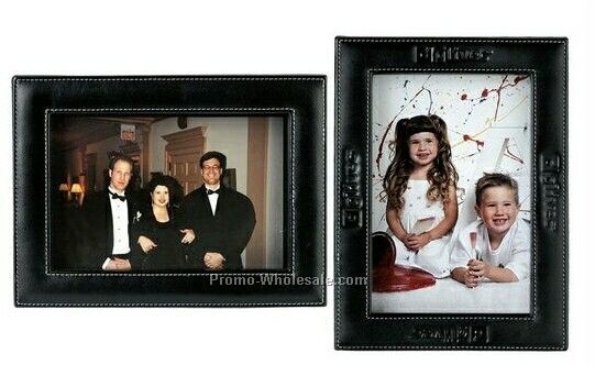 4"x6" Simulated Leather Desktop Easel Photo Frame