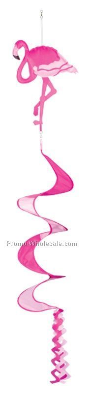42" Flamingo Wind Spinner