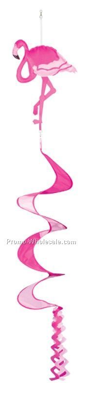 42" Flamingo Wind Spinner