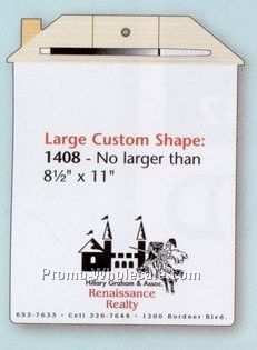 5-1/2"x8-1/2" Custom Magnetic Memo Board (4 Color Process)