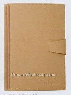 5-1/2"x8-1/2" Leather Tuck Journal (Bonded Leather)