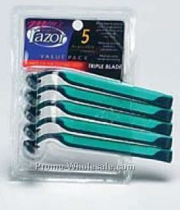 5 Piece Triple Blade Razor