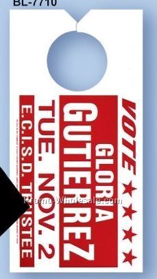 6-3/4"x3-1/2" Plain Door Hanger