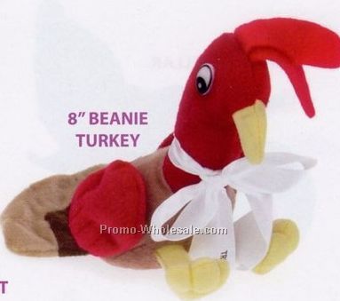 8" Beanie Turkey