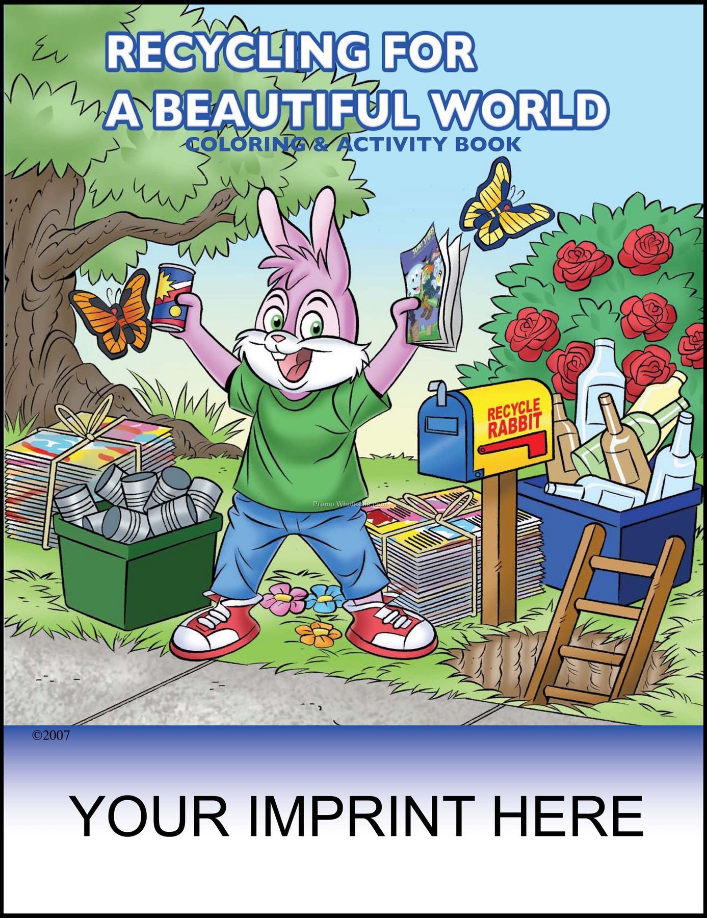 8-3/8"x10-7/8" Recycling For A Beautiful World Coloring & Activity Book