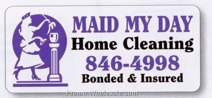 8"x18" Magnetic Car Sign (1 Color)
