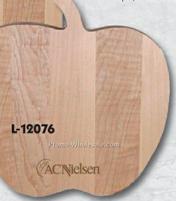 8"x8-1/2"x3/4" Custom Shaped Apple Cutting Board