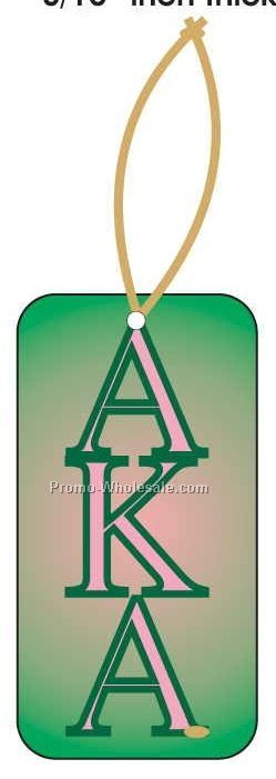 Alpha Kappa Alpha Sorority Letters Ornament W/ Mirror Back (8 Sq. Inch)