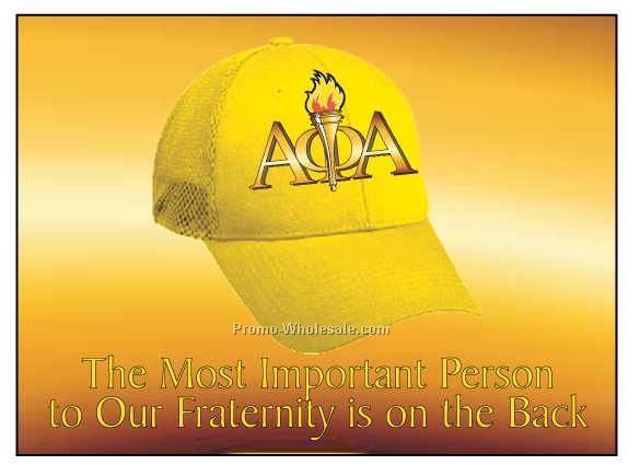Alpha Phi Alpha Fraternity Hat Rectangle Photo Hand Mirror (2-1/2"x3-1/2")