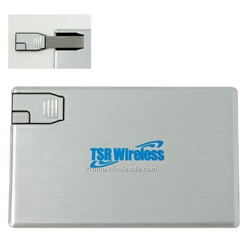 Aluminum Credit Card Flash Drive