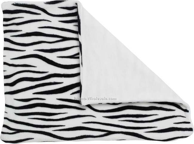 Animal Print Decor Pillow - Zebra