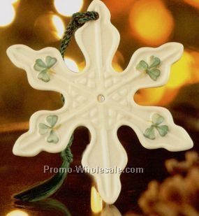 Belleek Snowflake Ornament