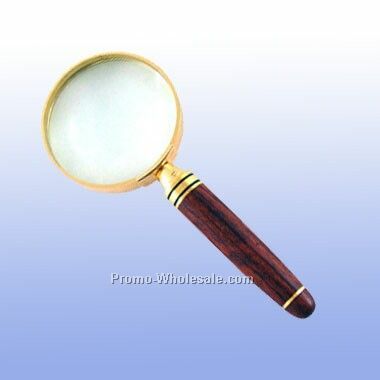 Big Magnifier - Rosewood Handle (Engraved)