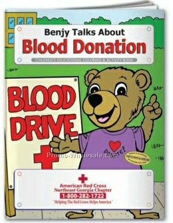 Blood Donation Coloring Book
